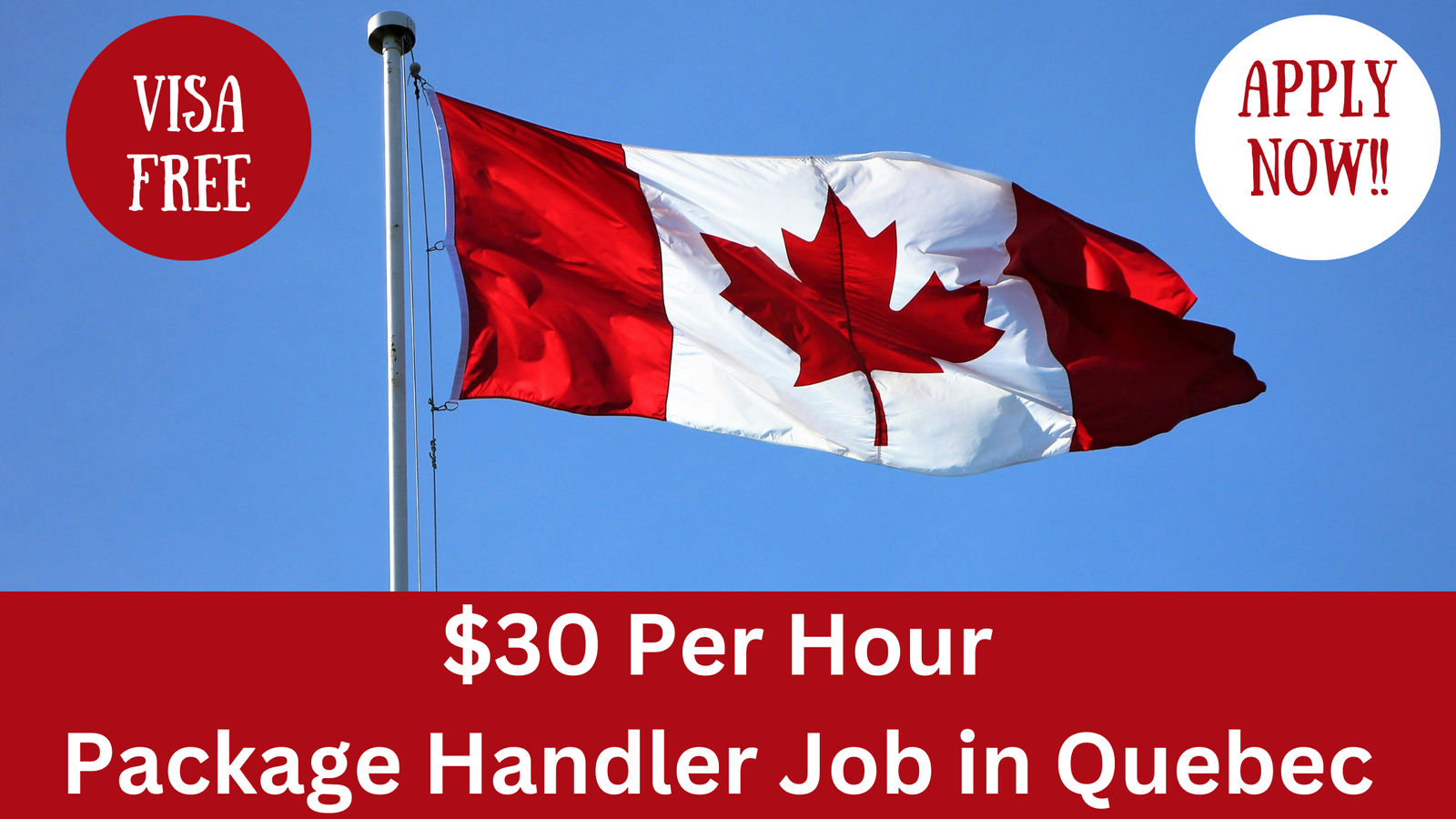 Package Handler Job in Quebec