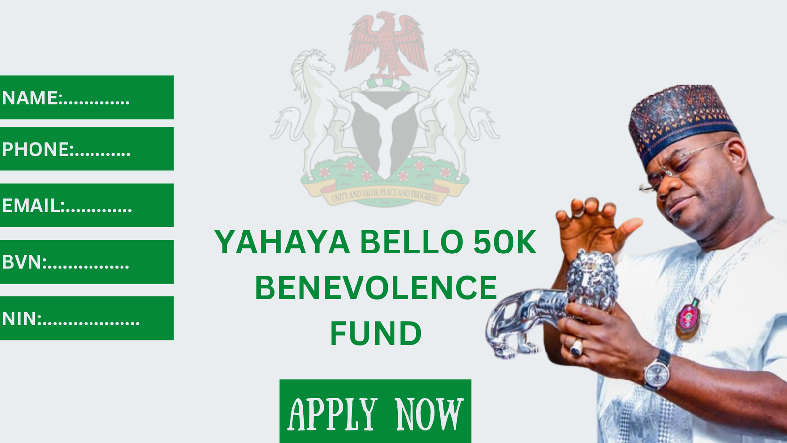 yahaya bello benevolence fund